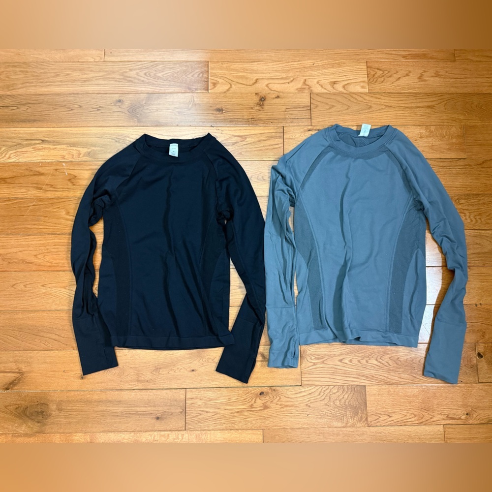 Mathcat Seamless Long Sleeve Workout Tops